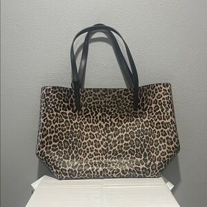Kate Spade New York All Day lovely Leopard Print large Tote Bag